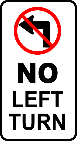 No U Turn Signs - ClipArt Best