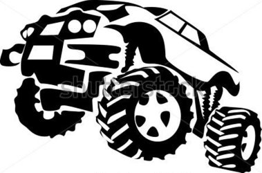 62+ Monster Truck Vector Clipart