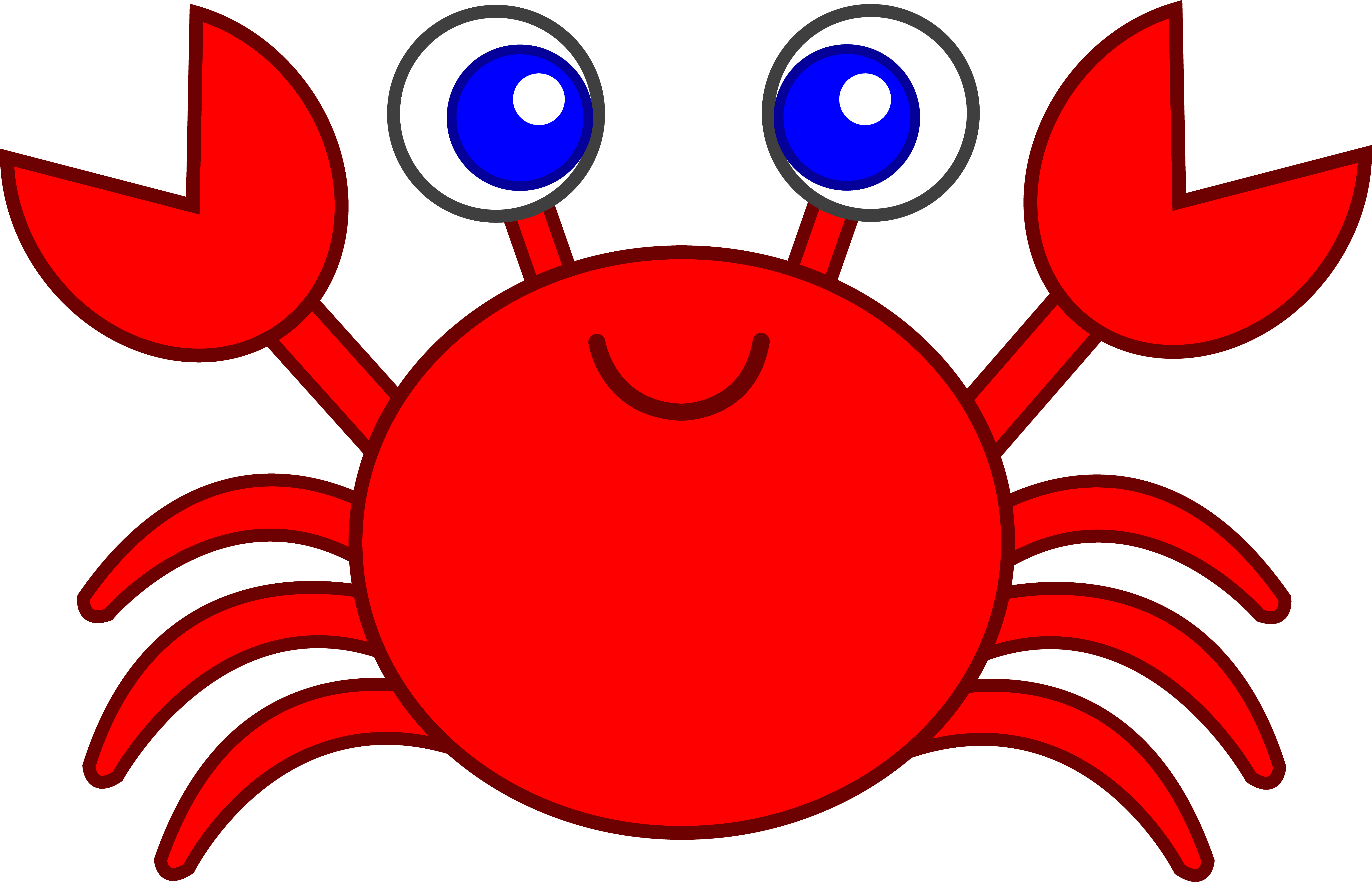 Crab clipart kids