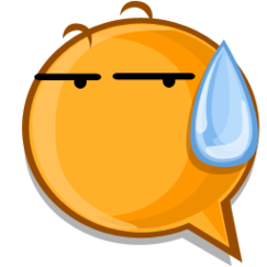 Sweating Smiley Face Clipart - Free to use Clip Art Resource