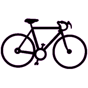 Road bike clip art