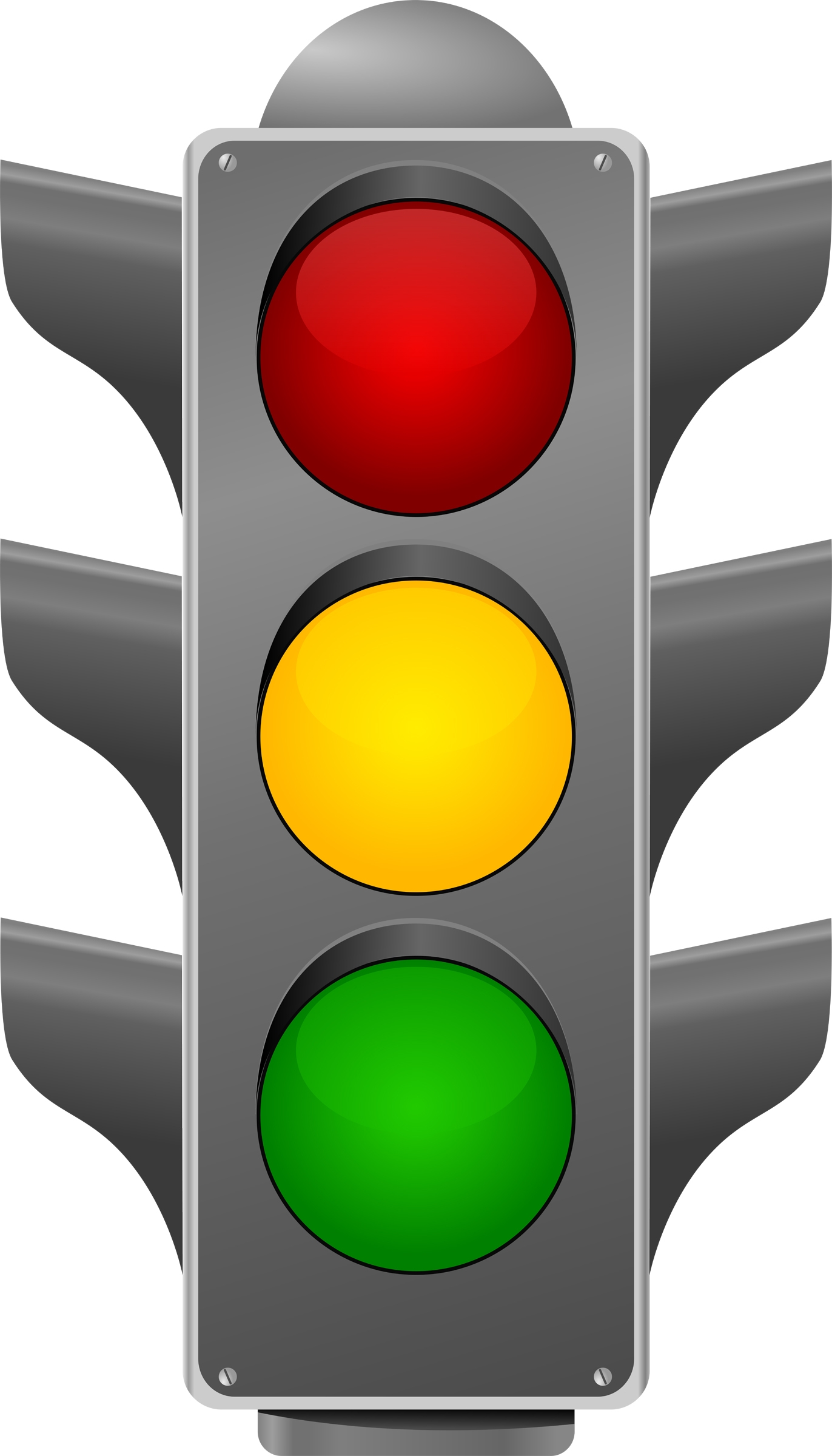 Traffic light signs clipart