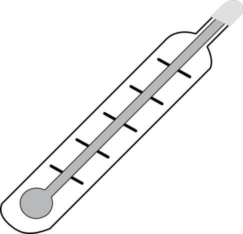 Thermometer Outline Clipart - Free to use Clip Art Resource