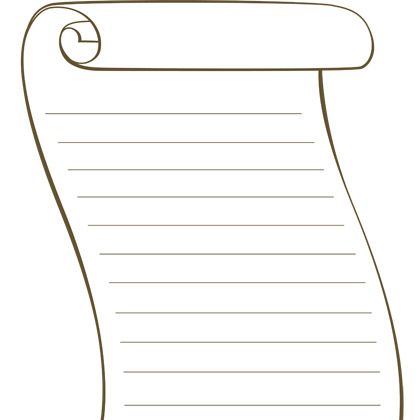 Best Photos of Scroll With Writing - Cartoon Scroll with Writing ...