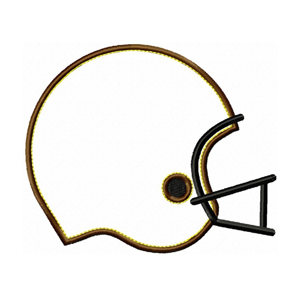 Football Helmet Outline - ClipArt Best