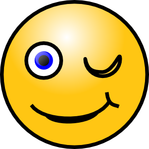 Happy Face Winking - ClipArt Best