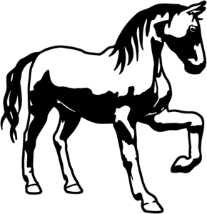 Horse Decal ST #60 Western Ranch Farm Animal Window Stickers