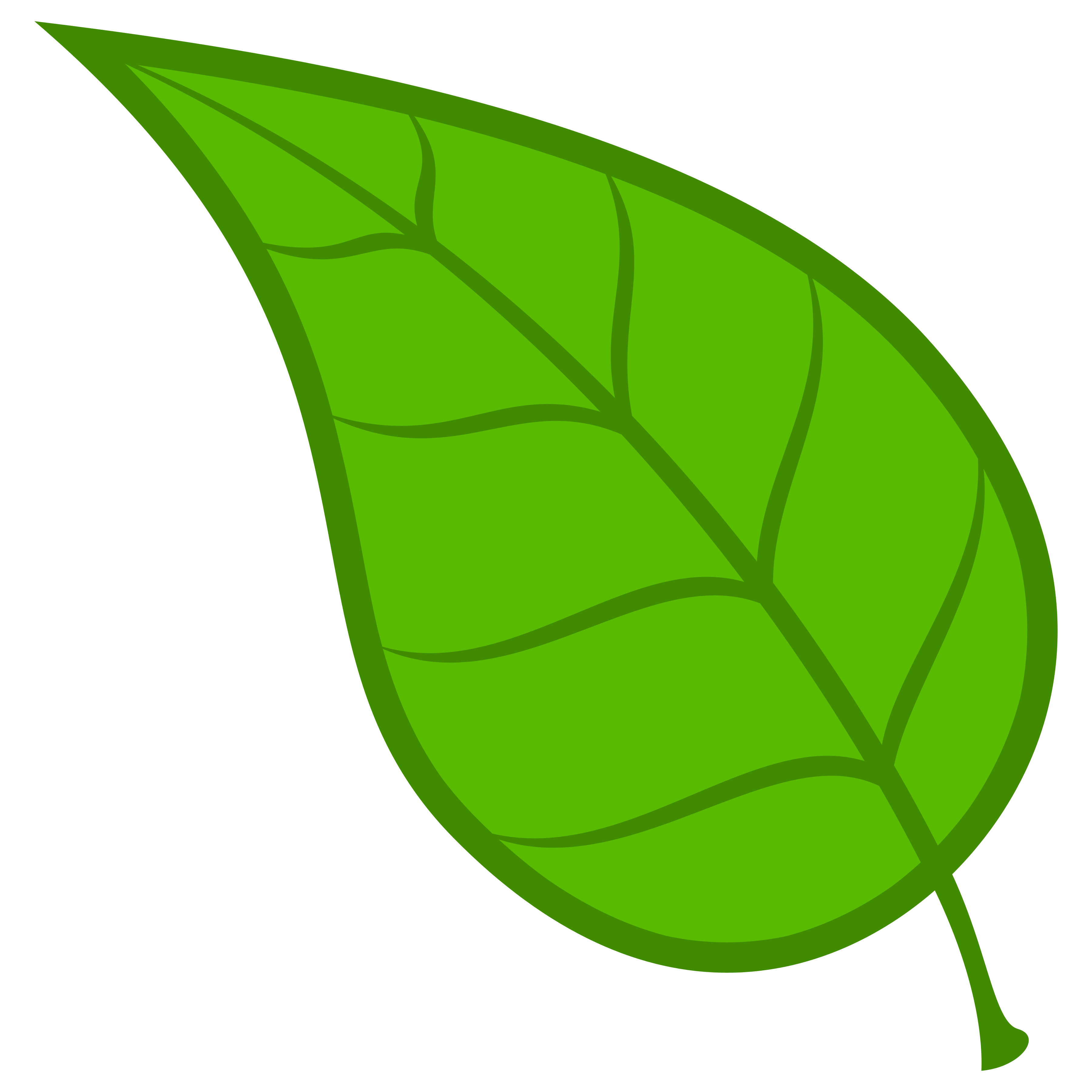 Green Leaf Vector Png Images