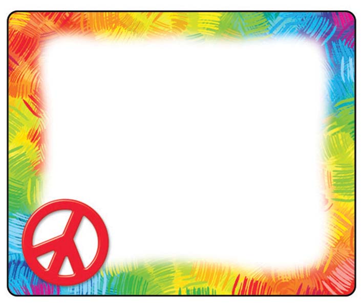 Peace Sign Border Clip Art