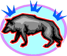 Clip Art - Clip art wolves 382354