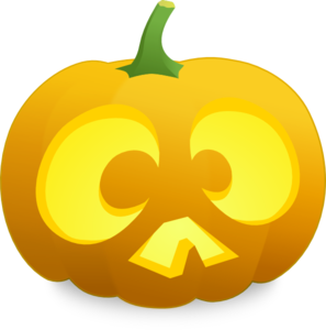 Scared Jack O' Lantern clip art - vector clip art online, royalty ...