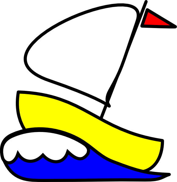 Number 4 Sailboat clip art - vector clip art online, royalty free ...
