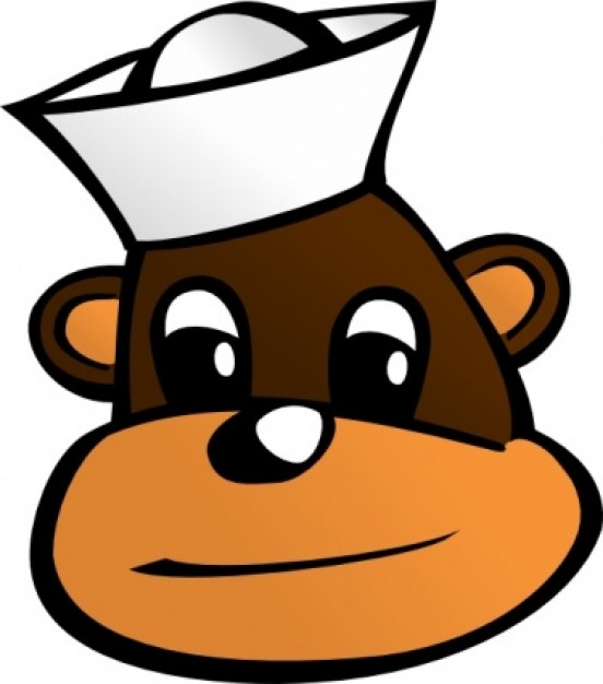 Sailor Monkey clip art | Download free Vector