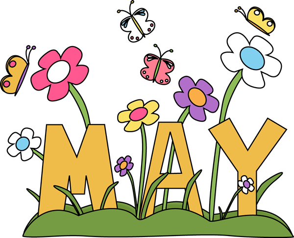 Month of may Flowers Clip Art - Month of may Flowers Image