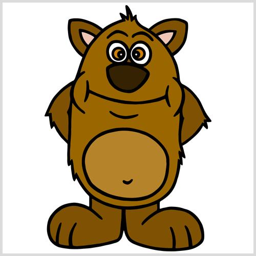 Cartoon Wombat