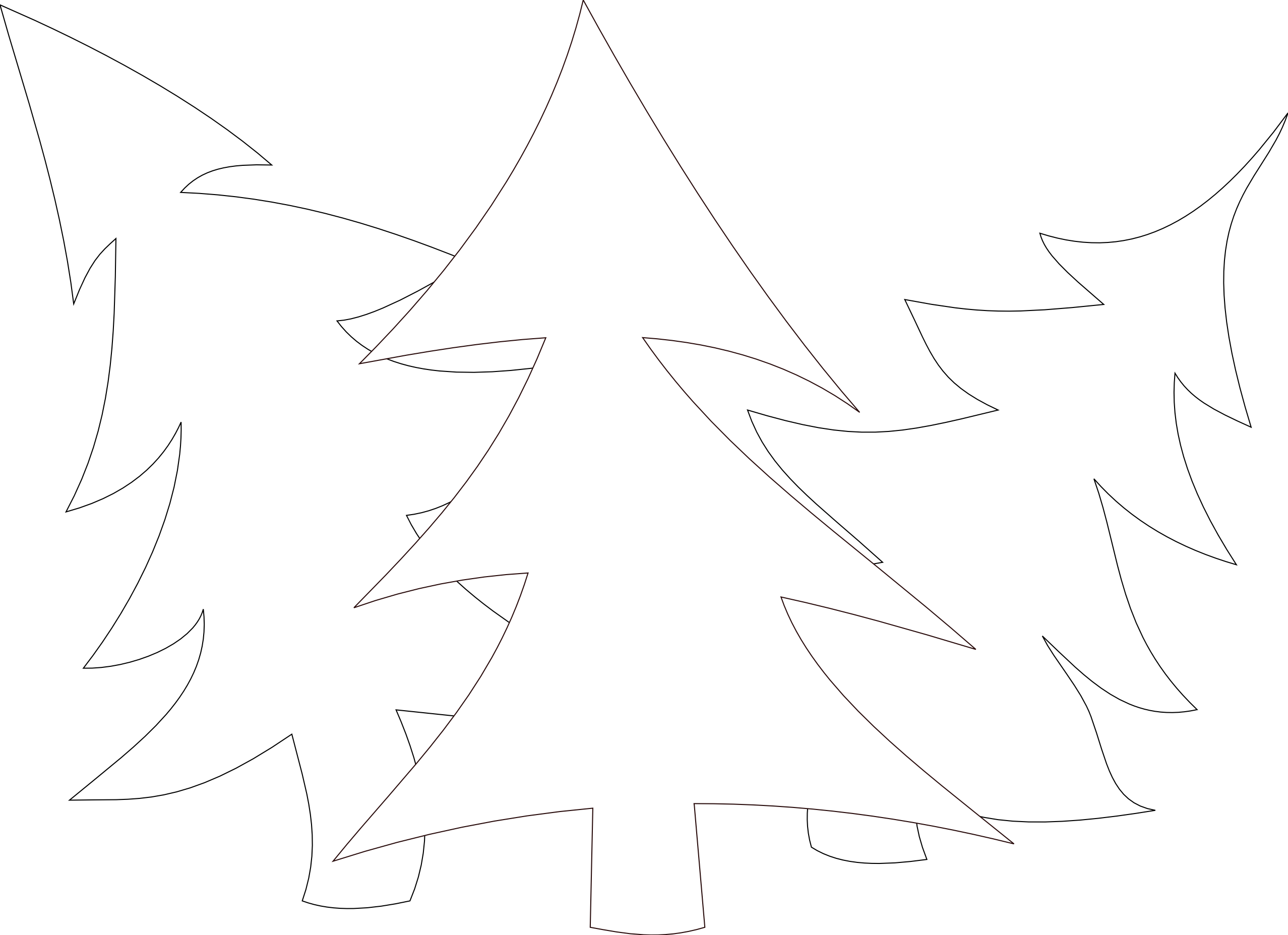Clip Art: Xmas Christmas Tree 116 Art Christmas ...