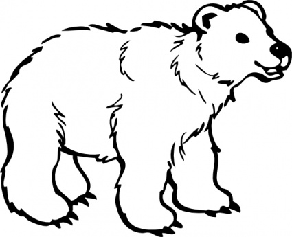 Polar Bear Clip Art Free Printable Cartoon - Free ...