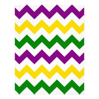 Multicolor Chevron Letterhead, Custom Multicolor Chevron ...