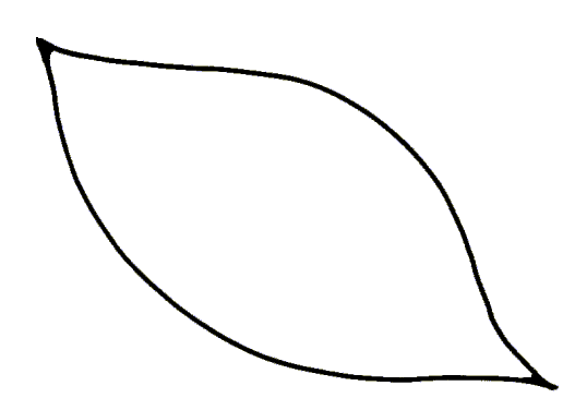 Clipart leaf outline