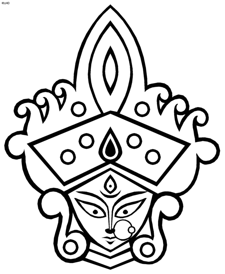 Devi maa clipart