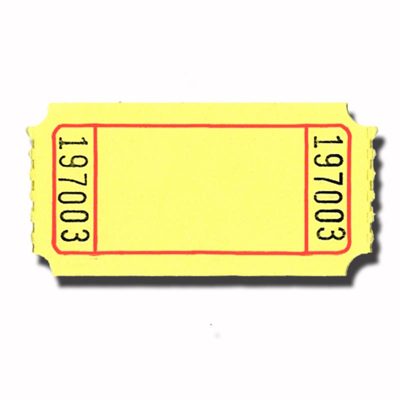 Carnival Ticket Blank Clipart