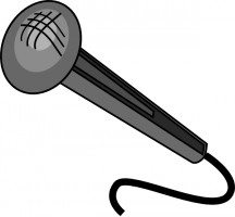 Microphone clip art Free vector in Open office drawing svg ( .svg ...