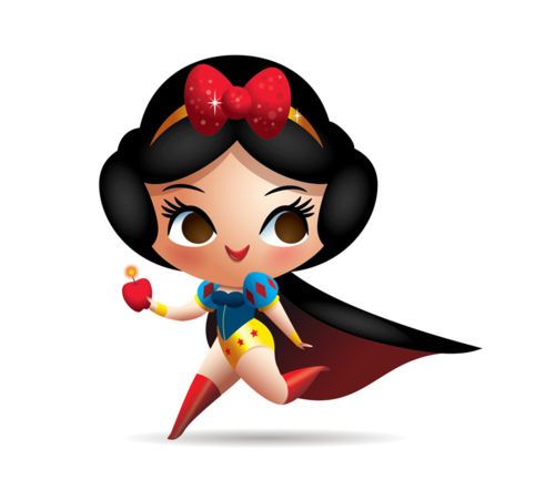 Disney, Chibi and Wonder woman