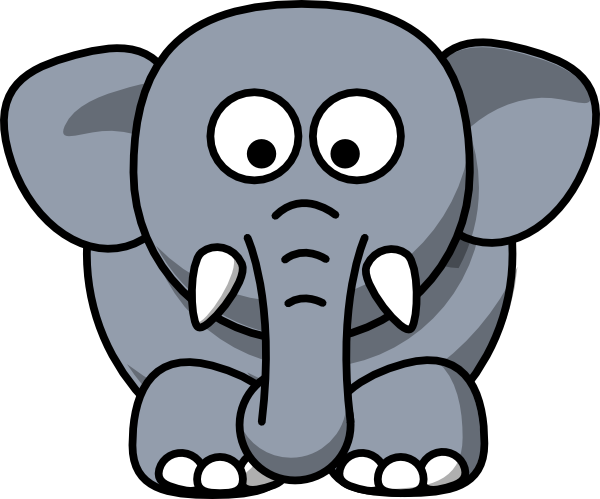 Cartoon Elephant Clipart