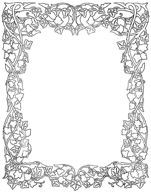 Flower Border Coloring Page | Jos Gandos Coloring Pages For Kids