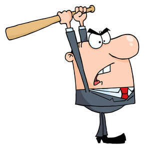 Angry Clipart Image - Clip Art Cartoon Of An Angry, Frustrated ...