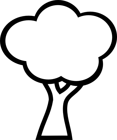 Black And White Spring Clip Art