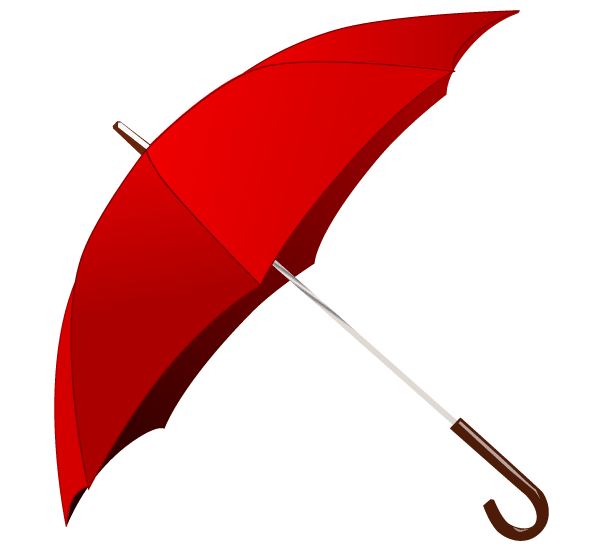 Vector Clip Art Red Umbrella | Download Free Vector Art | Free-Vectors