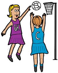 Cartoon netball clipart