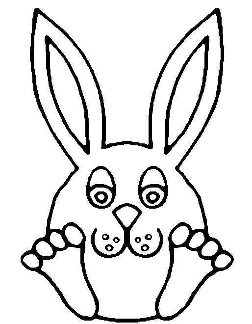 Easter Bunny Outline