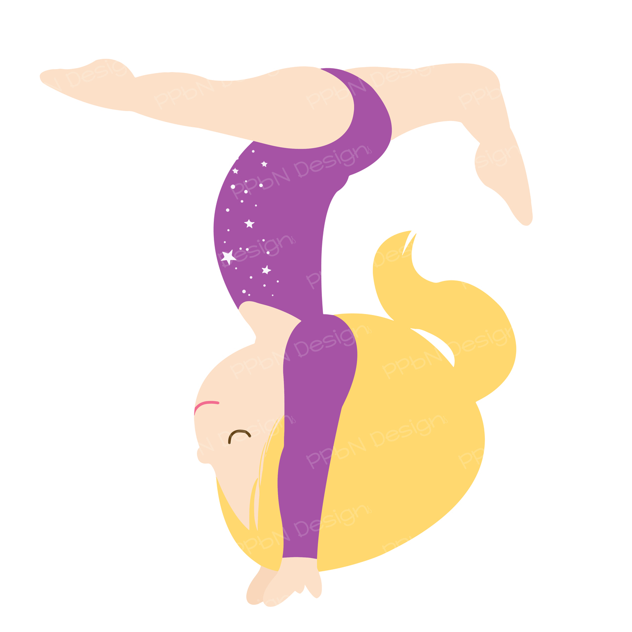 Cute gymnastics clipart