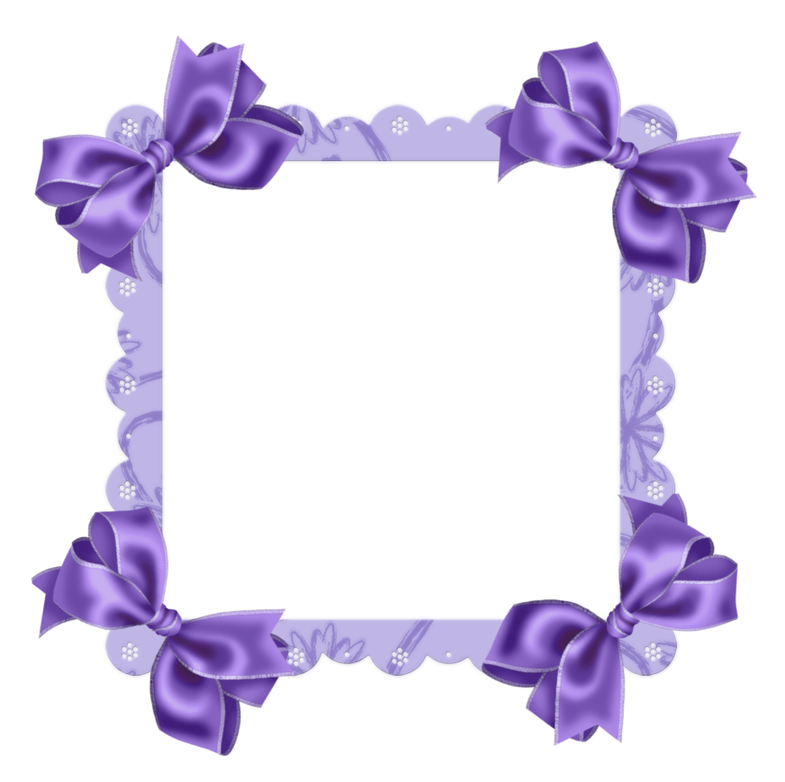 Purple Frame Png Blue And Purple Vector Frame Frames Flowers ...