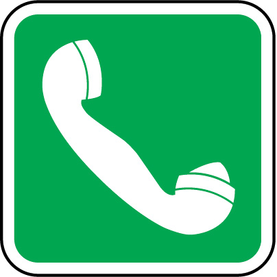 Emergency Telephone Sign 2 | Legal Signs UK