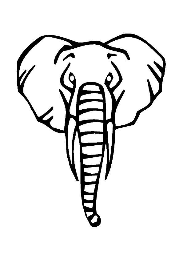 Coloriage Elephant sur Hugolescargot.com