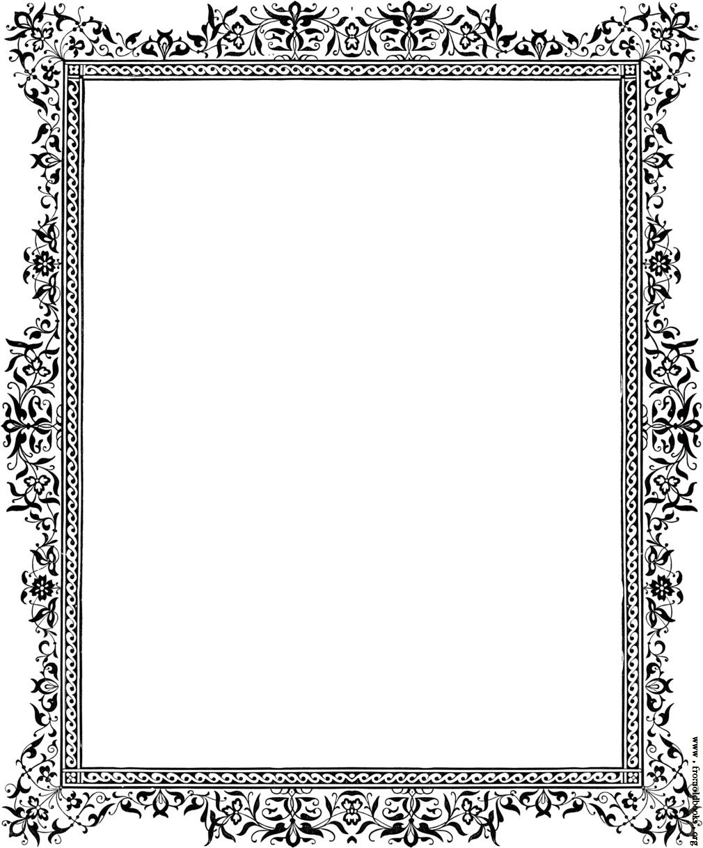 Borders Design Clipart