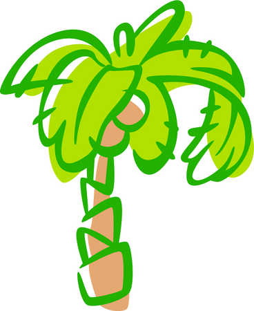 Coconut Tree Clip Art