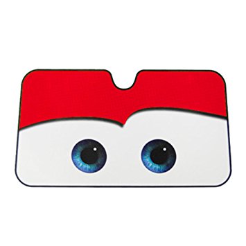 Amazon.com: Cartoon Eyes Front Auto Car Windshield Sun shade Sun ...