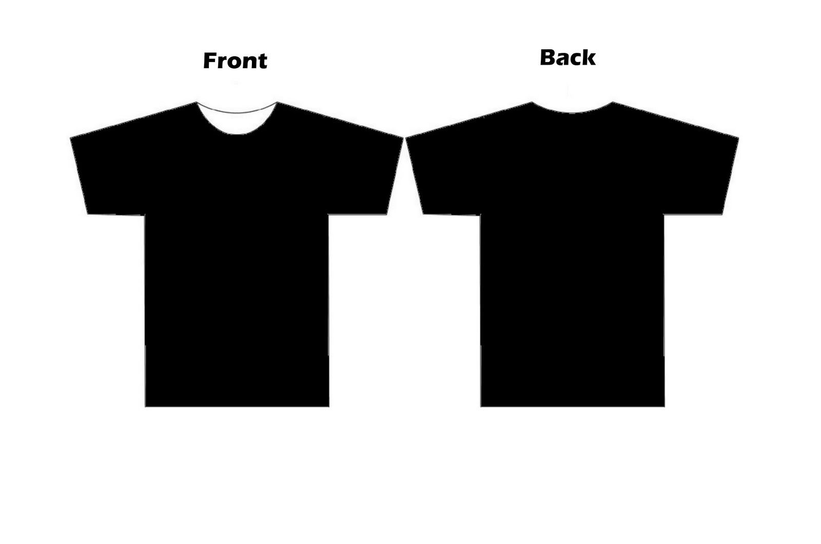 Printable T-shirt Template | Free Download Clip Art | Free Clip ...