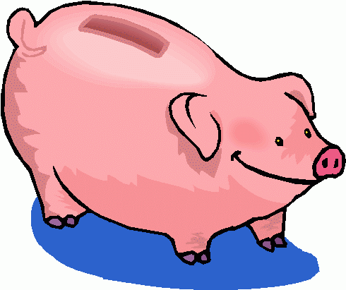 Piggy bank clip art clipart - Clipartix