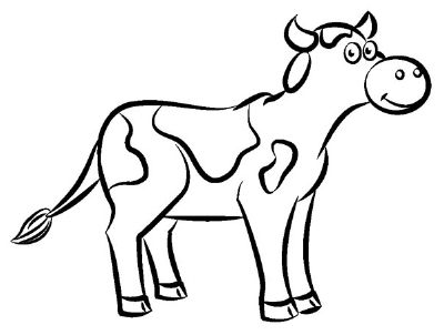 Drawn Cow - ClipArt Best