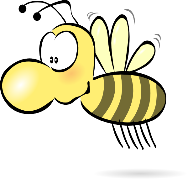 Bee2 clip art Free Vector