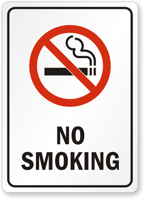 Kansas No Smoking Signs - No Smoking Signs by State
