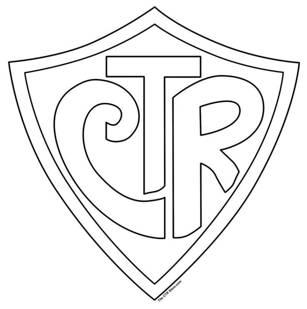 Ctr Shield Coloring Page intended to Motivate in coloring image ...