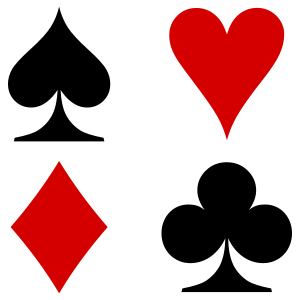 Poker Card Suits Clipart