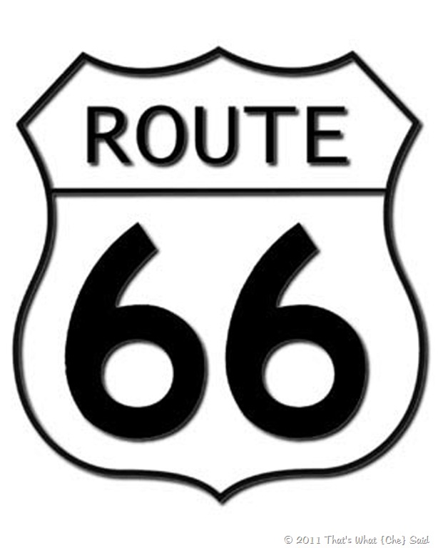 Clipart route 66