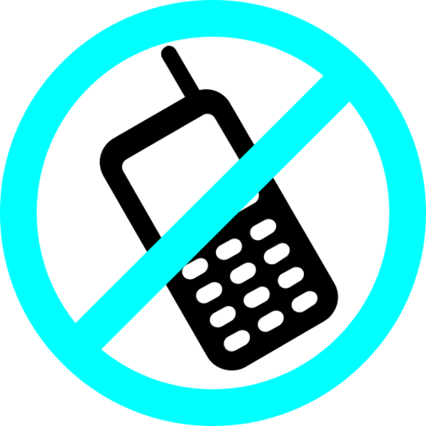 No phones clipart